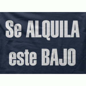 Camiseta se alquila este bajo-detalle