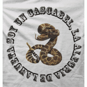 Camiseta serpiente-detalle