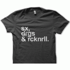 Camiseta sexo drogas y..