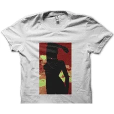 Camiseta silueta mujer