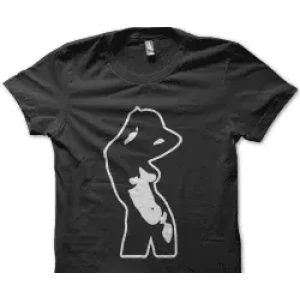 Camiseta silueta tia