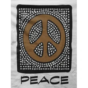 Camiseta simbolo paz-detalle