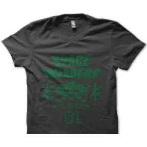Camiseta space invaders player