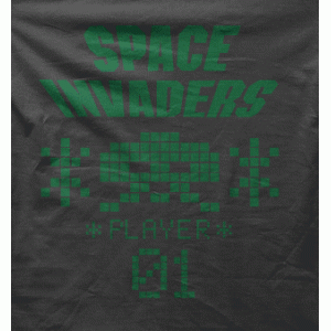 Camiseta space invaders player-detalle