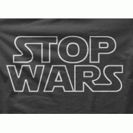 Camiseta stop wars-detalle
