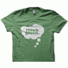 Camiseta think green