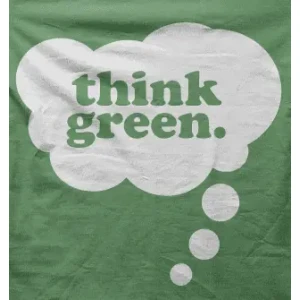 Camiseta think green-detalle