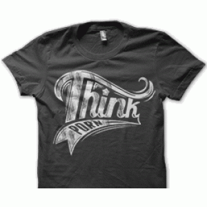Camiseta think porn