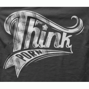Camiseta think porn-detalle