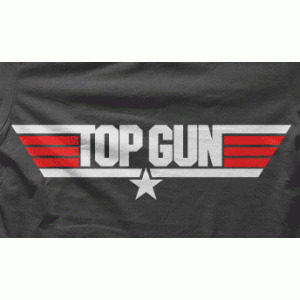 Camiseta top gun-detalle