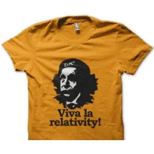 Camiseta viva la relatividad