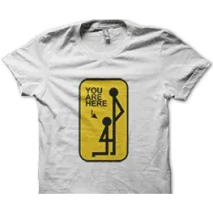 Camiseta you are here