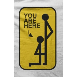 Camiseta you are here-detalle