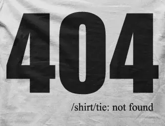Camiseta 404 not found-detalle