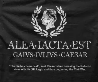 Camiseta Alea-iacta-est-detalle