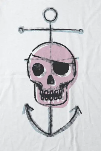 Camiseta Ancla-con-Calavera-detalle