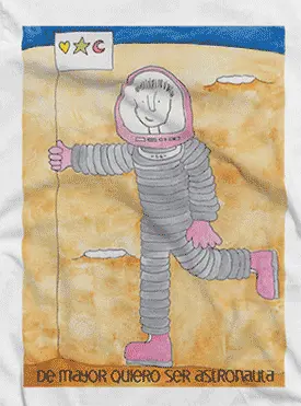 Camiseta Astronauta-detalle