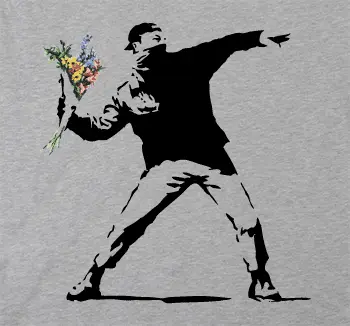 Camiseta Banksy-detalle