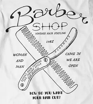 Camiseta Barberia-detalle