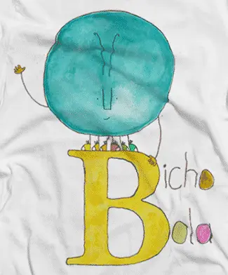 Camiseta Bicho Bola-detalle