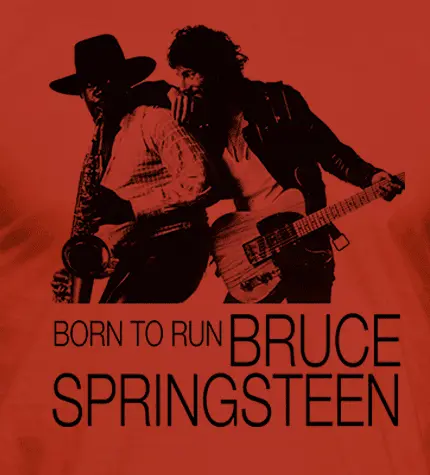 Camiseta Born to run-detalle