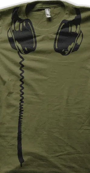 Camiseta Cascos Dj-detalle