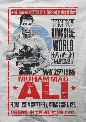 Camiseta Casius Clay-detalle