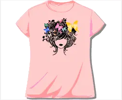 Chica mariposas