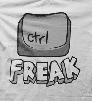 Camiseta Control freak-detalle