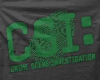 Camiseta Csi las vegas-detalle