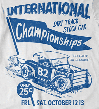 Camiseta Dirt track-detalle