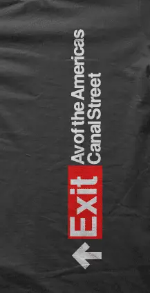 Camiseta Exit-detalle