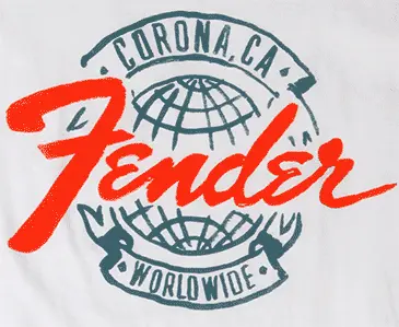 Camiseta Fender corona-detalle