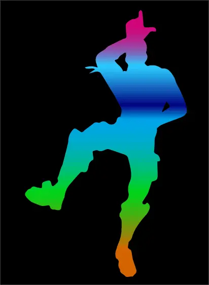 Camiseta Fortnite-baile-detalle