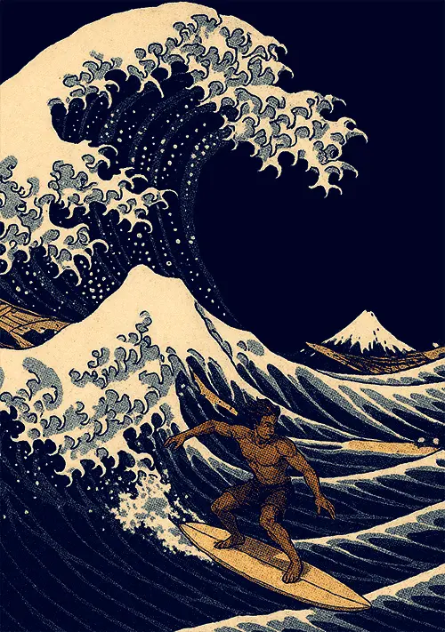Camiseta Fuji-surf-detalle