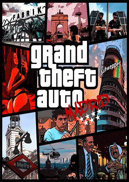 Camiseta GTA-Madrid-detalle