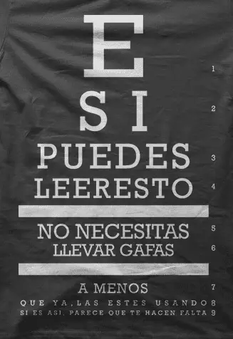 Camiseta Gafas-detalle