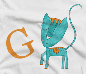 Camiseta Gato-detalle