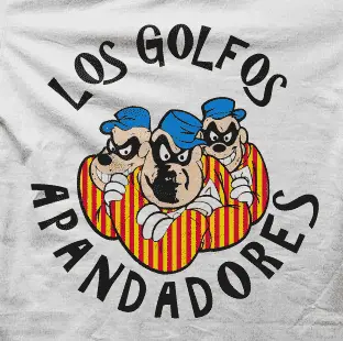 Camiseta Golfos Apandadores-detalle