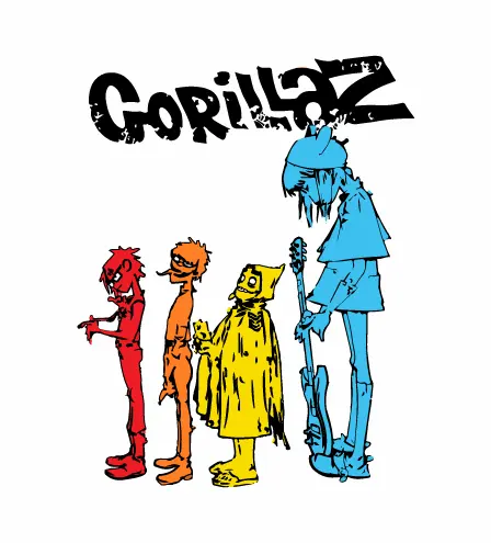 Camiseta Gorillaz-detalle