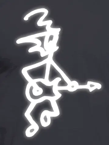 Camiseta Guitarrista-detalle