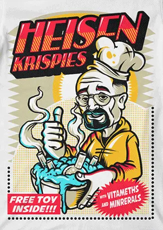 Camiseta Heisen Krispies-detalle