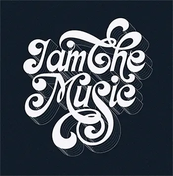 Camiseta I am the music-detalle