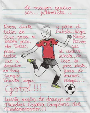 Camiseta Iniesta-detalle