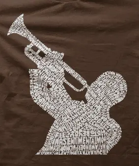 Camiseta Jazz Trompetista-detalle
