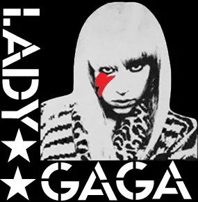 Camiseta Lady gaga-detalle