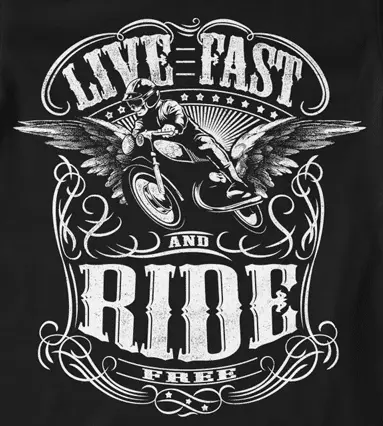 Camiseta Live Fast-detalle