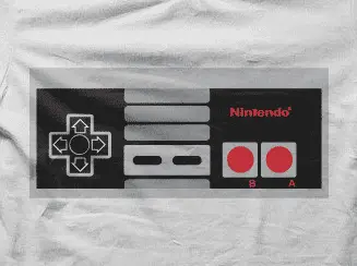 Camiseta Mando Nintendo I-detalle