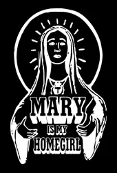 Camiseta Mary is my homegirl-detalle