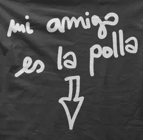 Camiseta Mi amigo es..-detalle